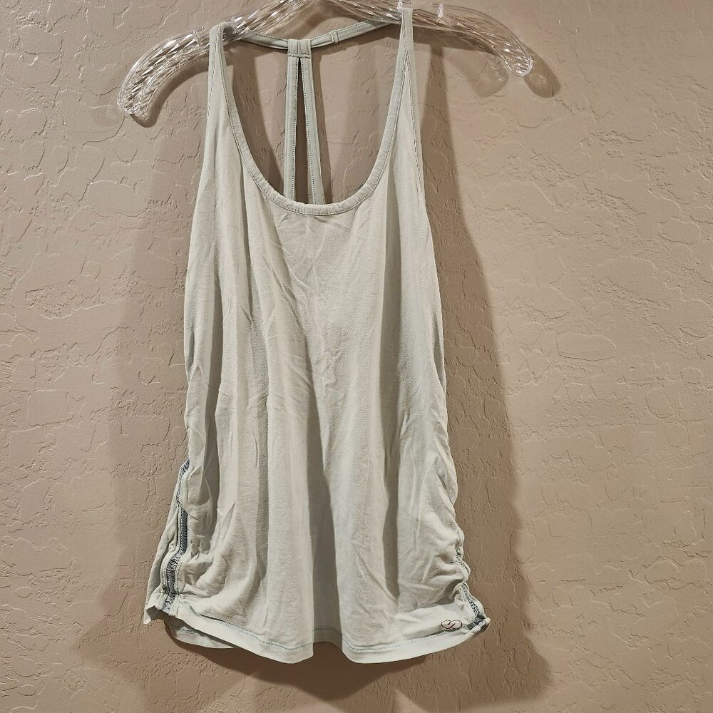 Calia Racer Back Tank, Large. Blue